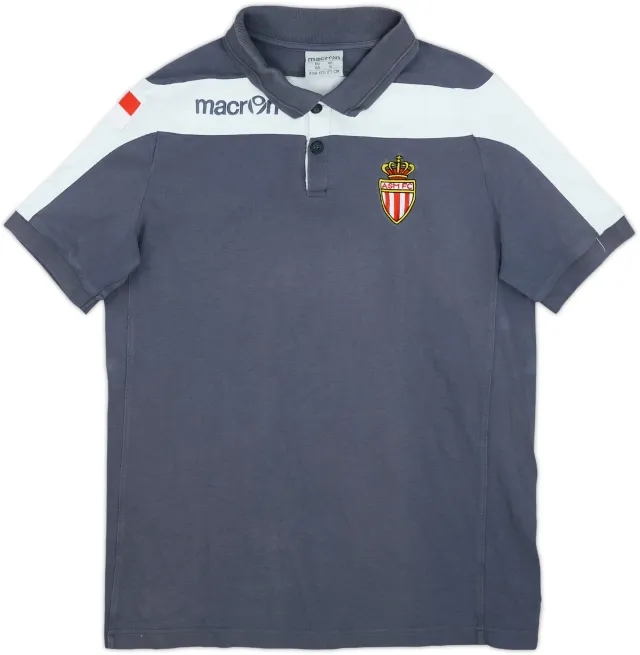 2012-13 Monaco Macron Polo Shirt - 8/10 - (S)