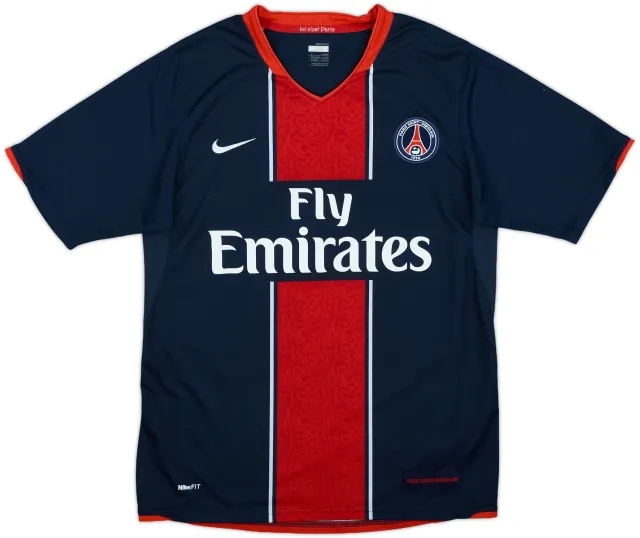 2007-08 Paris Saint-Germain Home Shirt - 8/10 - (S)