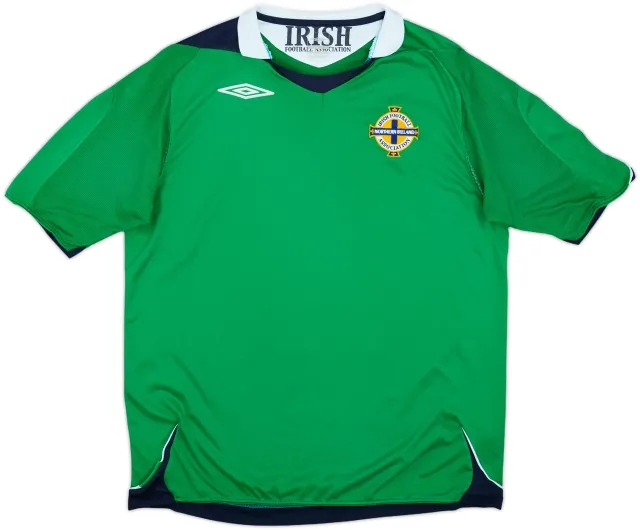 2006-08 Northern Ireland Home Shirt - 9/10 - (L)