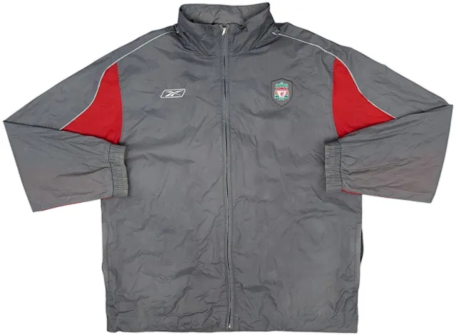 2004-05 Liverpool Reebok Hooded Rain Jacket - 8/10 - (M)