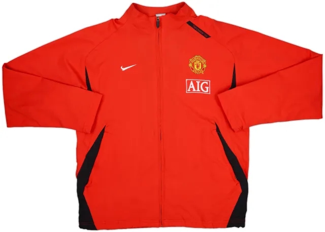 2007-08 Manchester United Nike Track Jacket - 8/10 - (L)