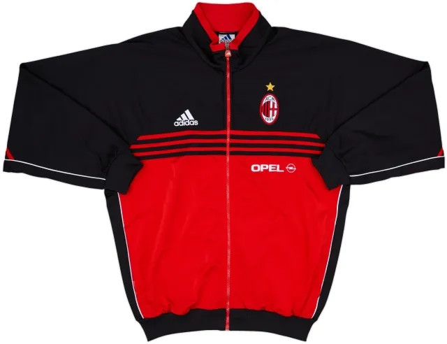 2000-02 AC Milan adidas Track Jacket - 8/10 - (L)