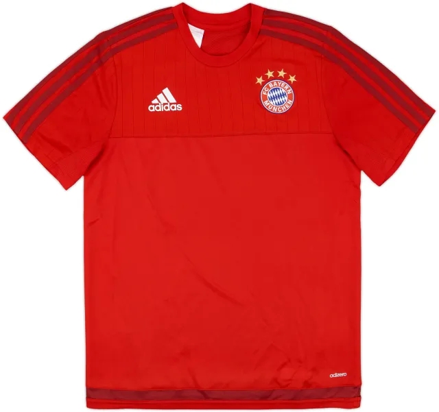 adidas Bayern Munich Boys SS Player Issue Home Shirt 2015/16