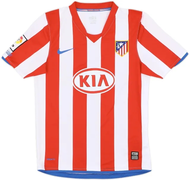 Nike Atlético Madrid Boys SS Home Shirt 2008/09