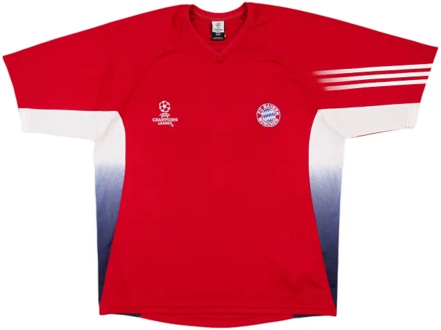 adidas Bayern Munich Mens SS Home Shirt 2003/04