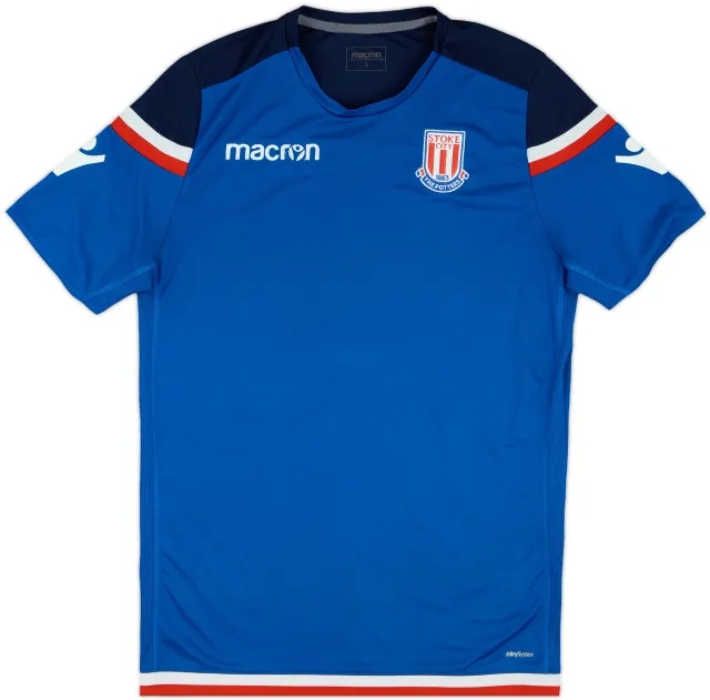 2017-18 Stoke City Macron Training Shirt - 6/10 - (L)