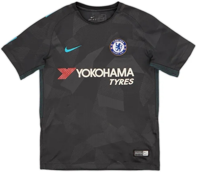 2017-18 Chelsea Third Shirt - 8/10 - (M.Boys)