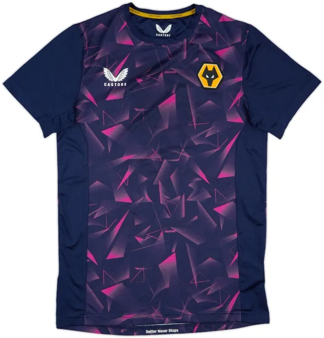 2022-23 Wolves Castore Pre-Match Training Shirt - 7/10 - (XS)
