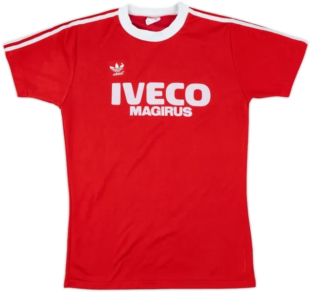 adidas Bayern Munich Mens SS Home Shirt 1982/83