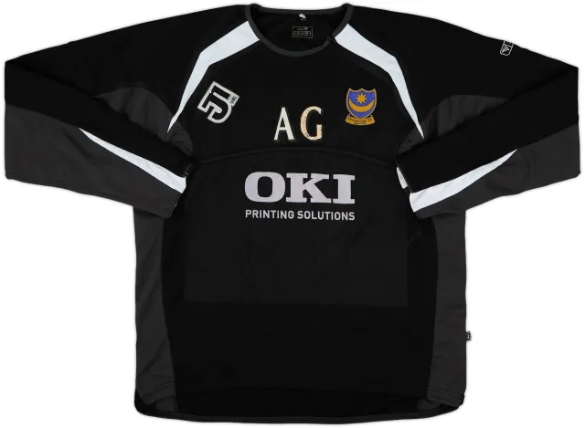2005-06 Portsmouth Jako Staff Issue 1/4 Zip Drill Top AG - 7/10 - (XL)