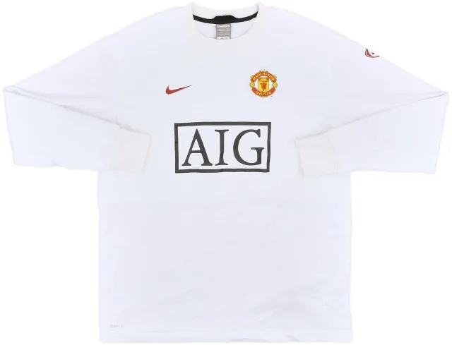 2009-10 Manchester United Nike Sweat Top - 8/10 - (L)