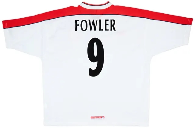 1998-99 Liverpool Away Shirt Fowler #9 - 8/10 - (XXL)