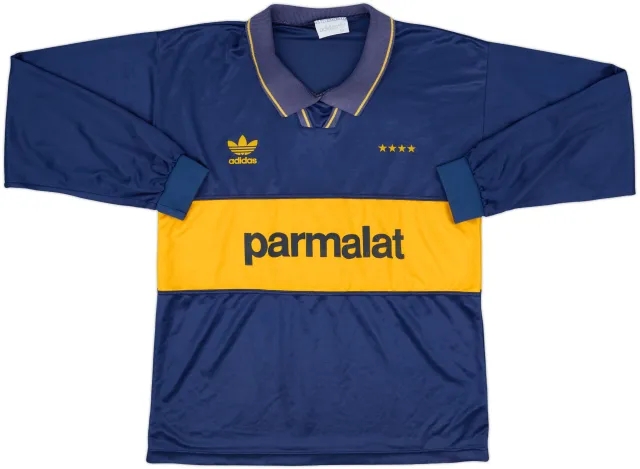 adidas Boca Juniors Mens LS Home Shirt 1992/93