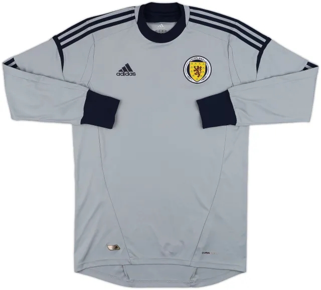 adidas Scotland Mens LS Goalkeeper Home Shirt 2011