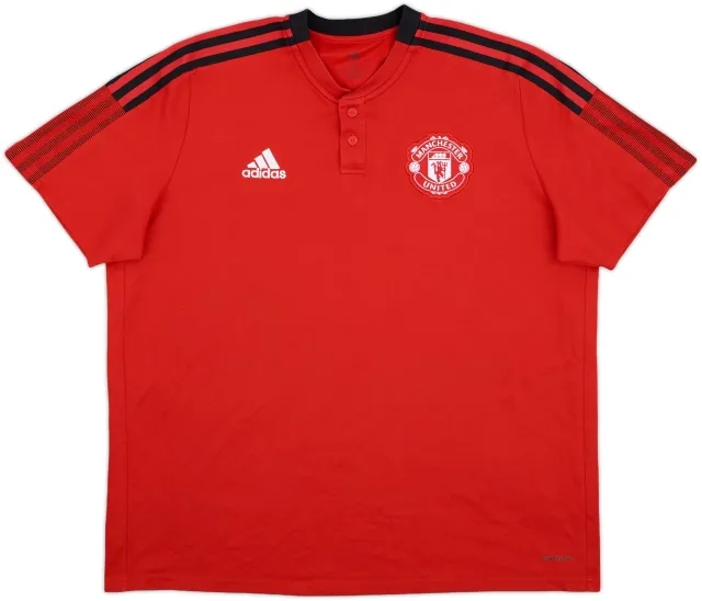 2022-23 Manchester United adidas Polo Shirt - 8/10 - (XL)
