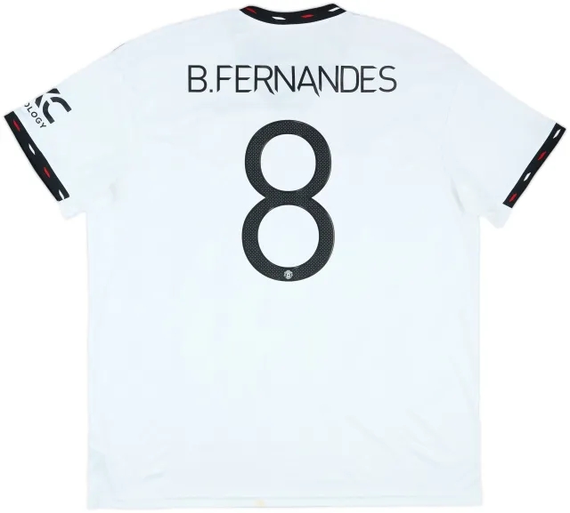 2022-23 Manchester United Away Shirt B.Fernandes #8 - 7/10 - (XXL)