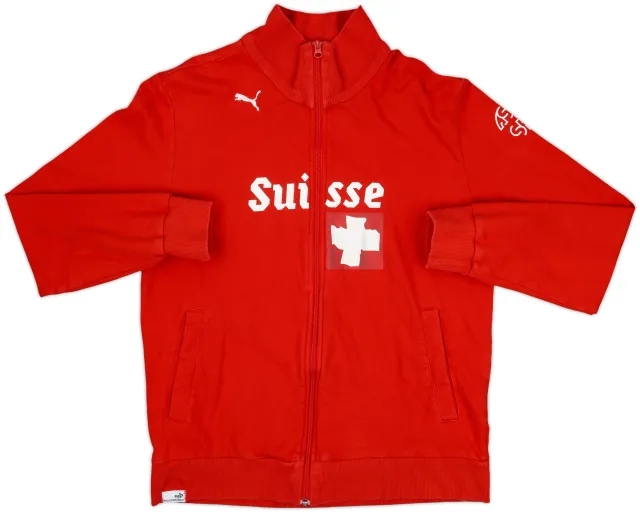 2010-12 Switzerland Puma Hooded Track Jacket - 8/10 - (M)