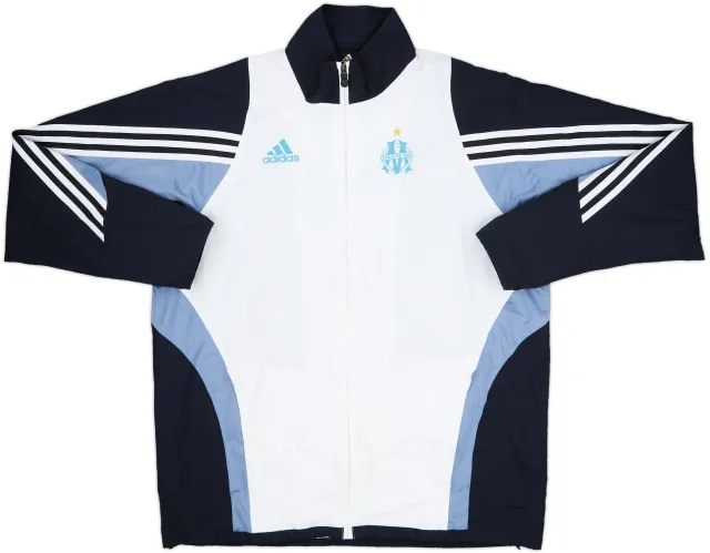 2003-04 Olympique Marseille adidas Track Jacket - 8/10 - (L)