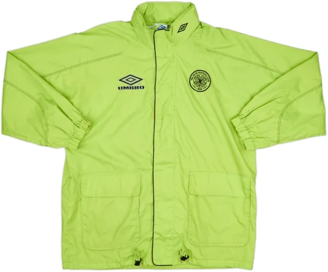 1998-99 Celtic Umbro Hooded Rain Jacket - 8/10 - (S)