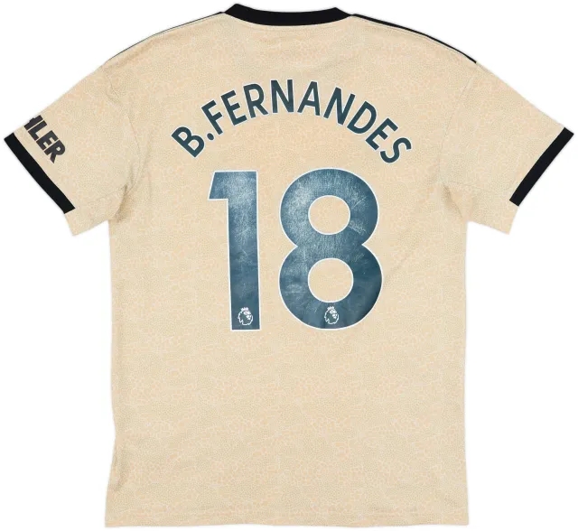 2019-20 Manchester United Away Shirt B.Fernandes #18 - 5/10 - (M)