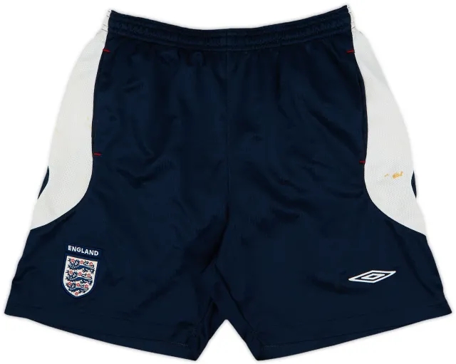 2005-07 England Umbro Training Shorts - 6/10 - (M)