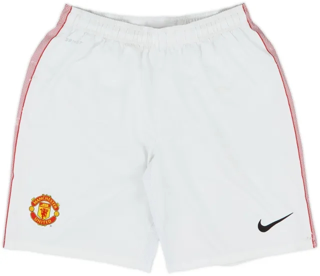 2012-13 Manchester United Home Shorts - 7/10 - (L)