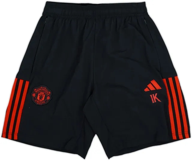 2023-24 Manchester United adidas Staff Issue Training Shorts IK - 9/10 - (S)