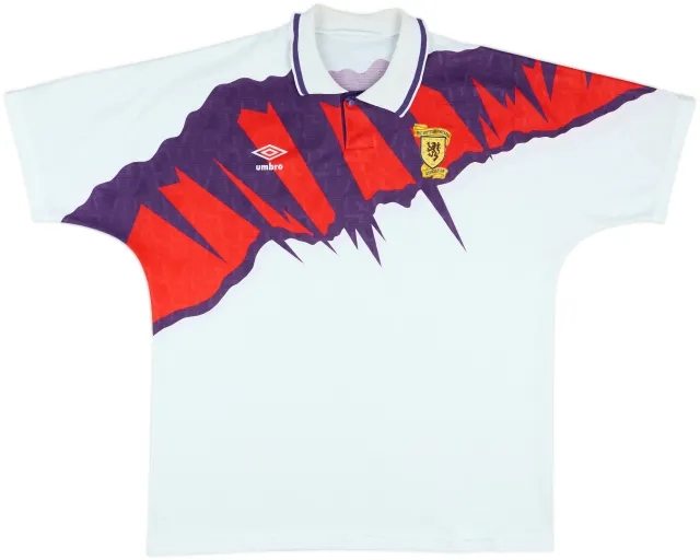 1991-93 Scotland Away Shirt - 8/10 - (XL)