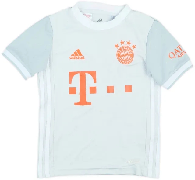 adidas Bayern Munich Boys SS Away Shirt 2020/21