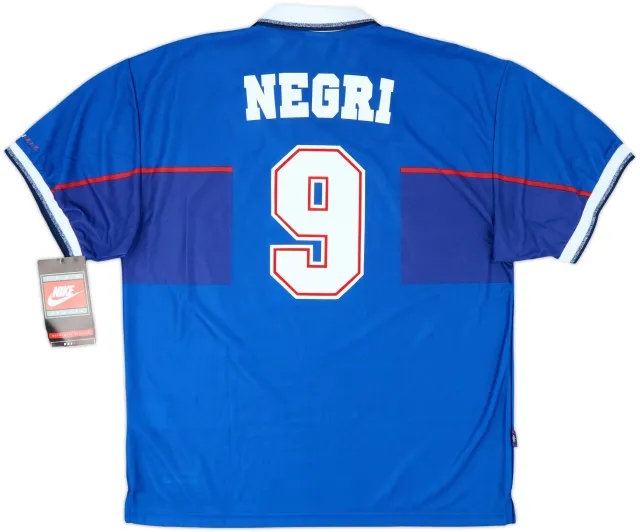 1997-99 Rangers Home Shirt Negri #9 (XXL)