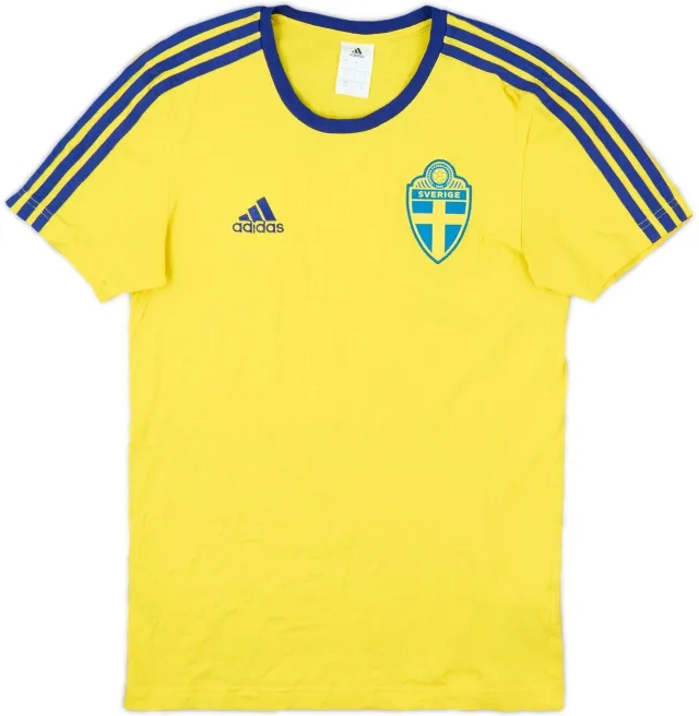 2018-19 Sweden adidas Cotton Tee - 8/10 - (S)