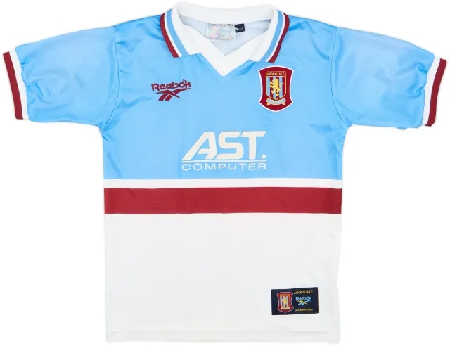 1997-98 Aston Villa Away Shirt - 8/10 - (XL.Boys)