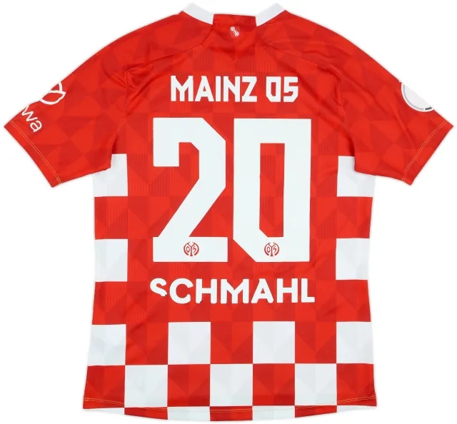 2023-24 FSV Mainz Women Match Issue DFB-Pokal Home Shirt Schmahl #20