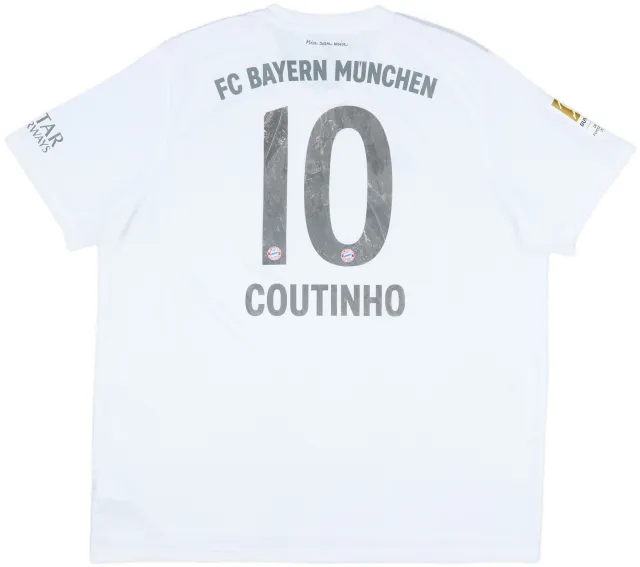 adidas Bayern Munich Mens SS Away Shirt 2019/20