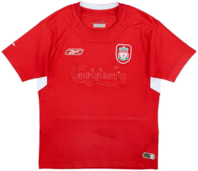 2004-06 Liverpool Home Shirt - 4/10 - (M.Boys)