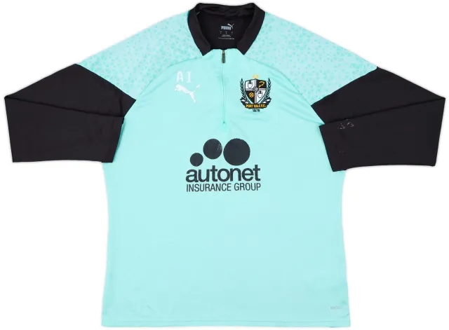 2022-23 Port Vale Staff Issue 1/4 Zip Training Top AI - 6/10 - (L)