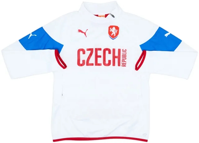 2013-14 Czech Republic Puma 1/4 Zip Drill Top - 8/10 - (L)