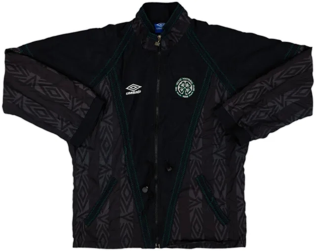 1991-93 Celtic Umbro Track Jacket - 8/10 - (M)
