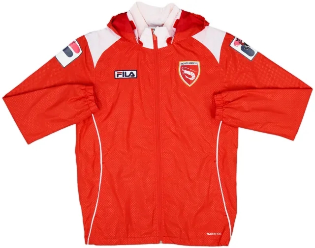 2012-13 Morecambe Fila Hooded Rain Jacket - 6/10 - (S)