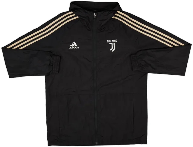 2018-19 Juventus adidas Hooded Rain Jacket - 8/10 - (XL)