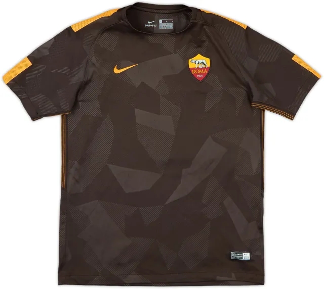 2017-18 Roma Third Shirt - 8/10 - (L.Boys)