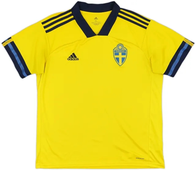 2020-21 Sweden Home Shirt - 6/10 - (XL)
