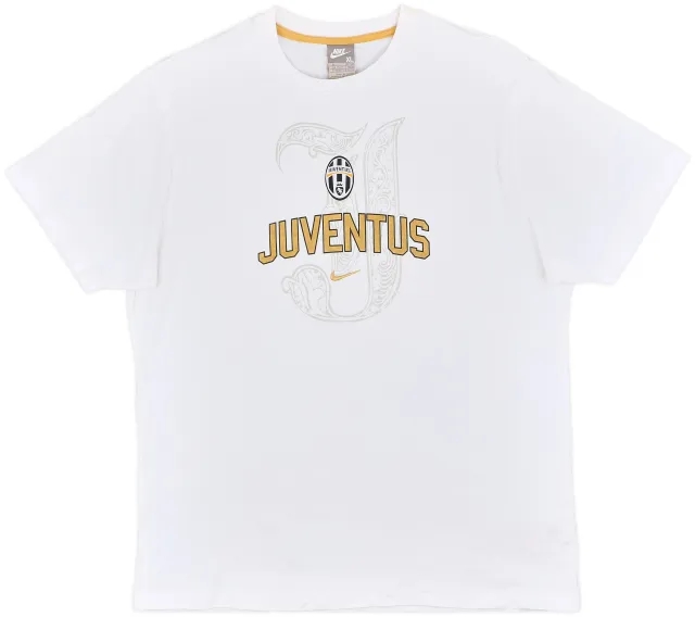 2008-09 Juventus Nike Cotton Tee - 9/10 - (XL)