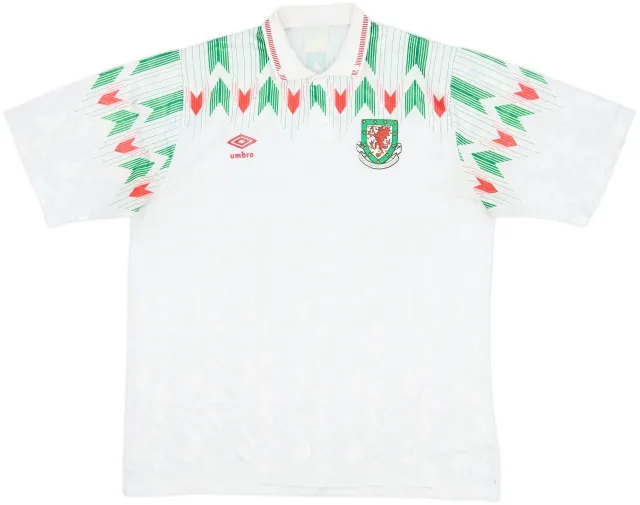 1990-92 Wales Away Shirt - 8/10 - (XL)