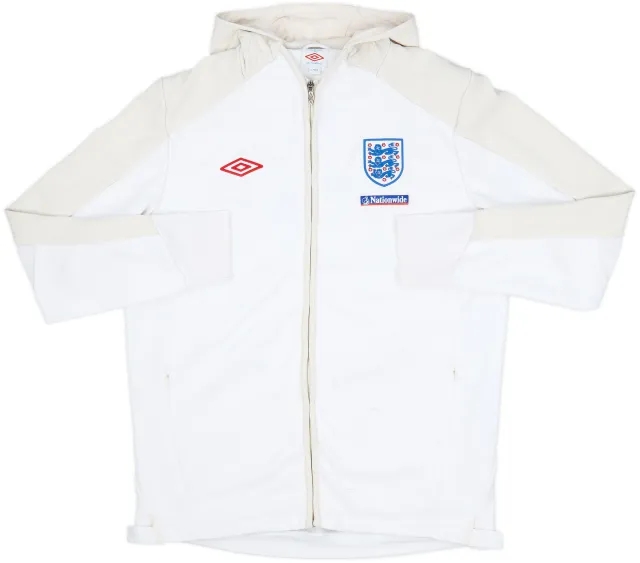 2010-12 England Umbro Hooded Track Jacket - 6/10 - (L)