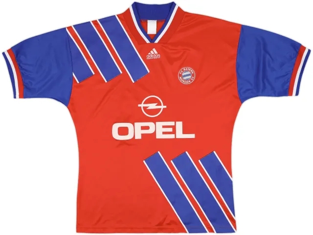 adidas Bayern Munich Mens SS Home Shirt 1993/95