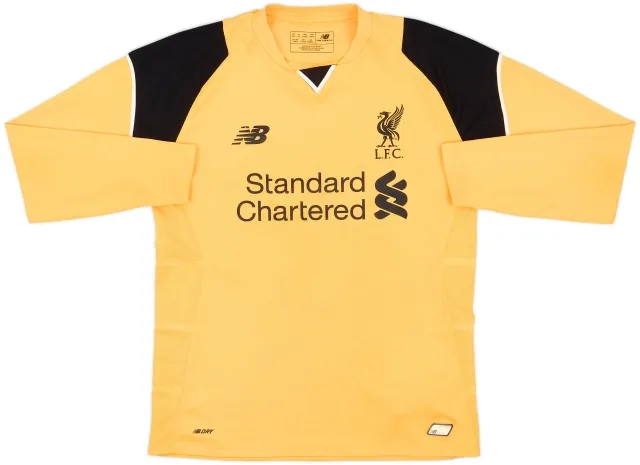 2016-17 Liverpool GK Shirt - 9/10 - (L.Boys)