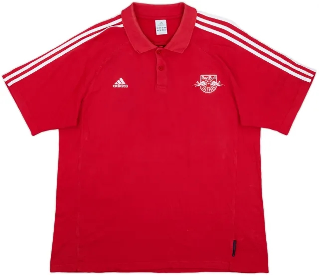 2007-08 Red Bull Salzburg adidas Polo Shirt - 9/10 - (XL)