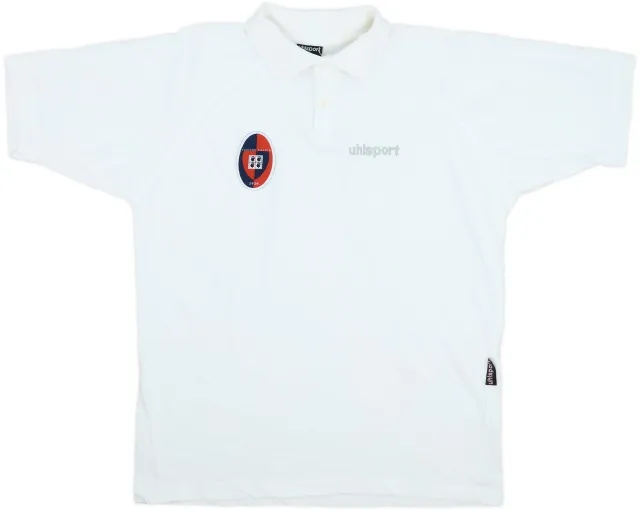 2000-01 Cagliari Uhlsport Polo Shirt - 6/10 - (M/L)