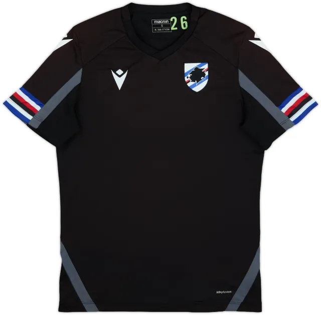 2021-22 Sampdoria Macron Player Issue Training Shirt #26 - 9/10 - (S)